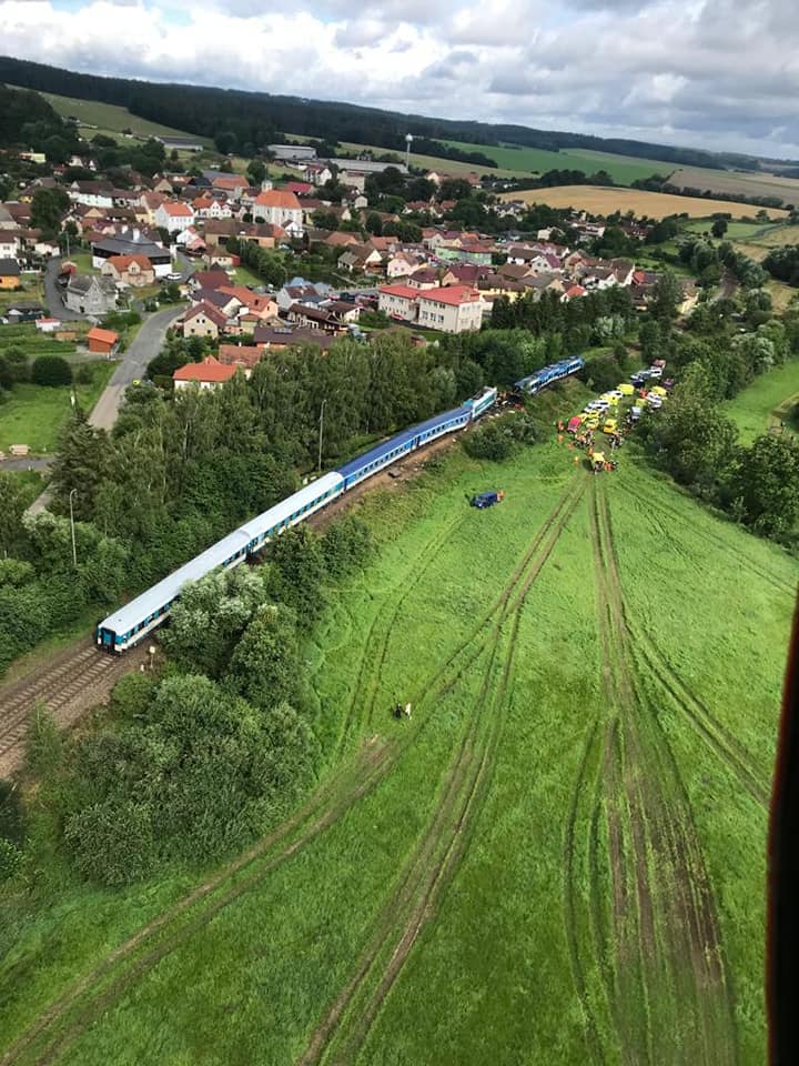 Srážka vlaků u obce Milavče, událost s HPO
